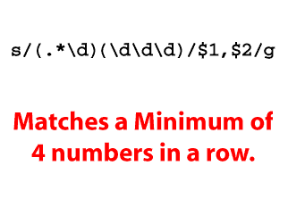 1) Matches a minimum of 4 numbers in a row