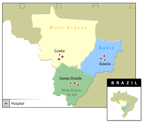 Map of Brazil