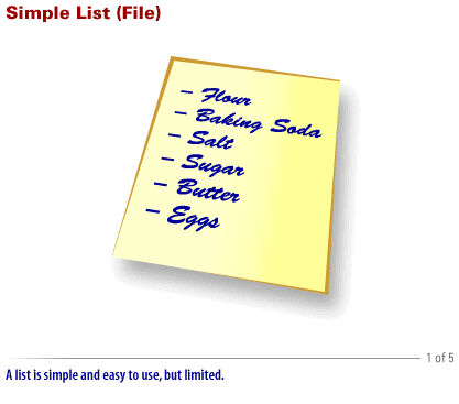 1) DBMS Type 1