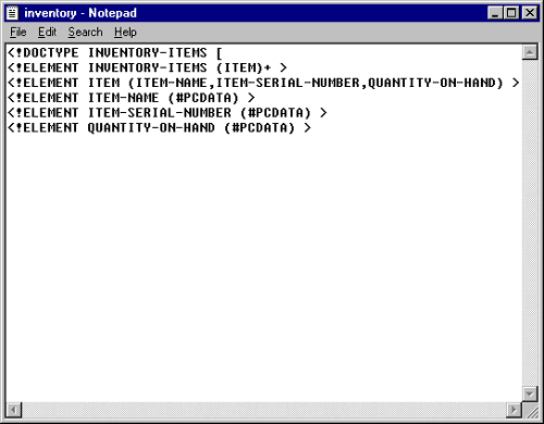 XML PC Data